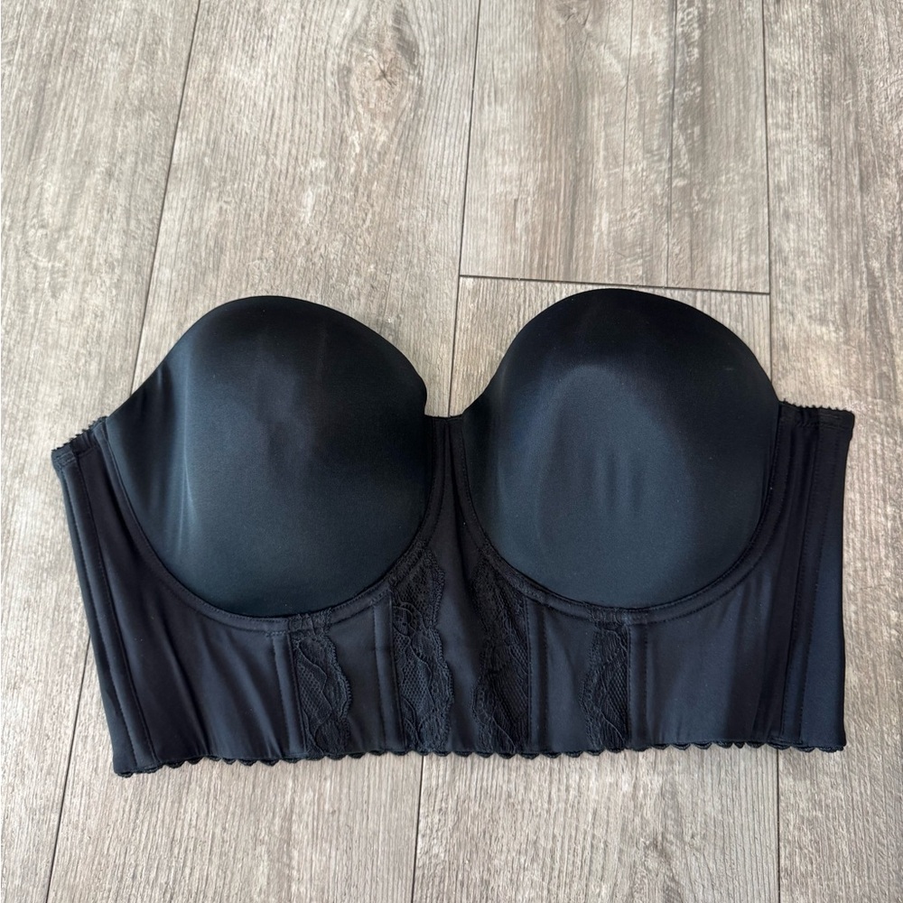 Elegant Black Strapless Bra - Picture 4 of 12